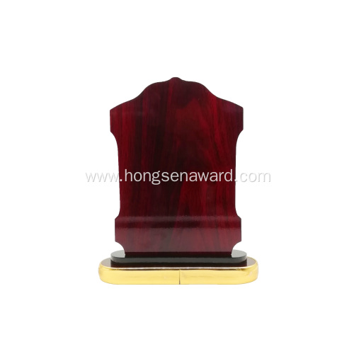 Stock Souvenir Wooden award plaque frame trophy